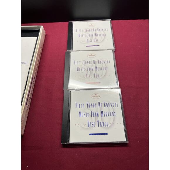 Mercury Fifty Years of Country Music 3 CD Box Set by Various Artists - Picture 4 of 6